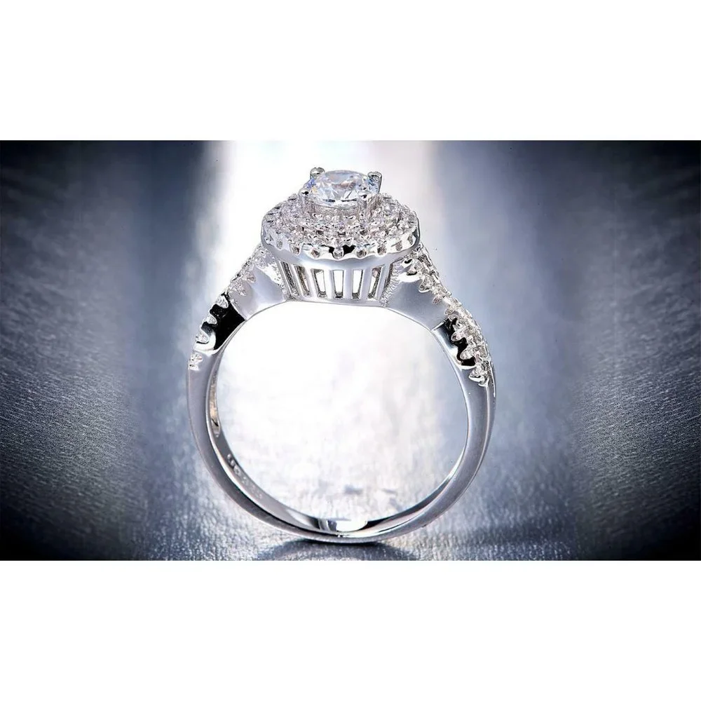 Sterling Silver Engagement Ring Crystals- Various - Picture 3 of 4